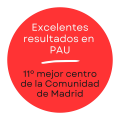 Excelentes Resultados PAU. 11º Mejor Centro de la Comunidad de Madrid