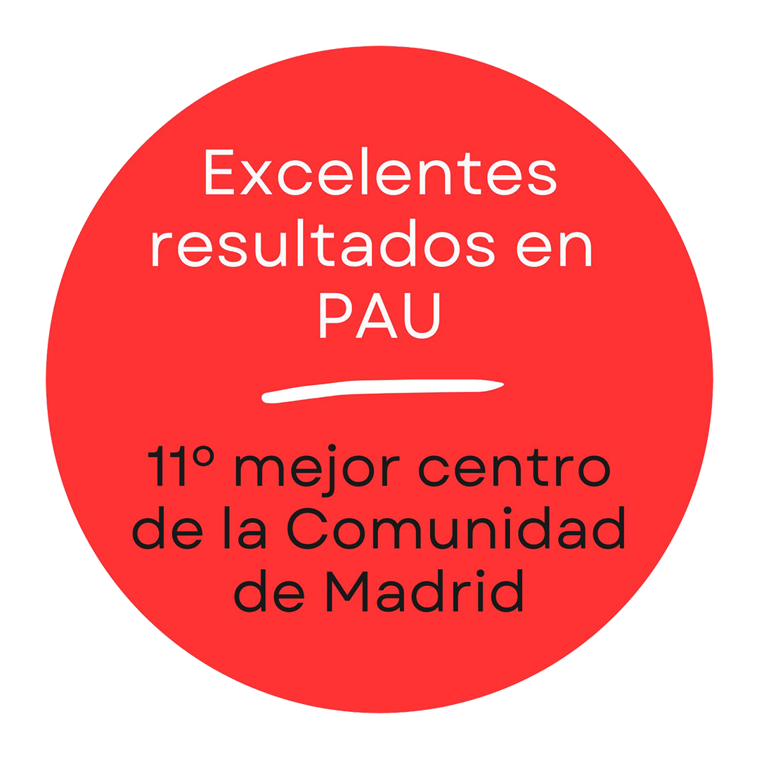 Excelentes Resultados PAU. 11º Mejor Centro de la Comunidad de Madrid